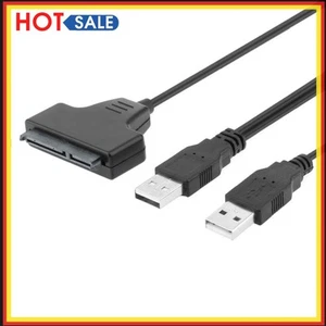 Adapter USB 2.0 SATA 7+15Pin Kabel für 2,5 Zoll HDD Laptop Festplatte - Afbeelding 1 van 8