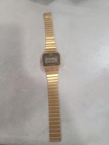 Casio Digital Fashion Quartz Ladies Youth Casio A700WEG-9A - Picture 1 of 1