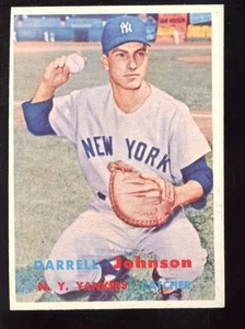 1957 Topps Base Card MID #306 Darrell Johnson ALC New York Yankees EXMT+ - Picture 1 of 1