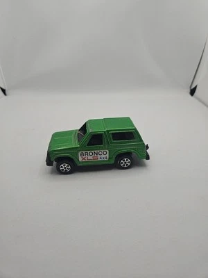 Vintage Tootsie Toy Tootsie Ford Bronco XLS 4X4 Diecast 1/48 Green Bronco #CTS - Image 1 of 4
