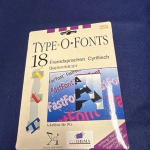 Type O Fonts 18 - Fremdsprachen Cyrillisch - Pc - Neu - Bild 1 von 2