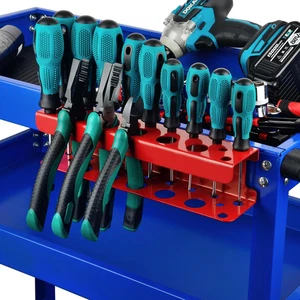 Magnetic Screwdriver Holder Heavy Duty Pliers Wall Mount Tool Organizer Rack - Picture 1 of 11