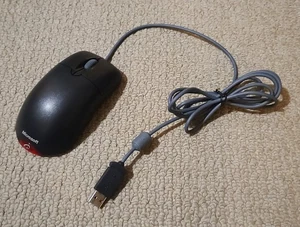 MICROSOFT - X802382 - USB WIRED WHEEL MOUSE OPTICAL 3-BUTTON - TESTED WORKING - Picture 1 of 3