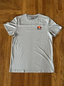 Ellesse Men’s Tennis T-shirt Gray Large Polyester - Picture 1 of 5
