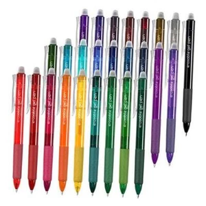 Erasable Gel Pens, Retractable Erasable Pens Clicker, Fine 26 Colors - Picture 1 of 8