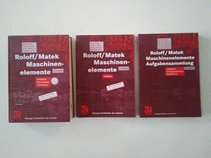 Roloff/Matek - 3 Bücher Maschinenelemente: Fachbuch + Tabellen + Aufgabensamml. - Bild 1 von 9
