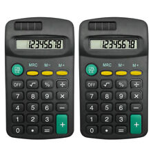 2-20 Mini Taschenrechner klein | 8-stellig Display Büro Zuhause Schule Schreibwaren