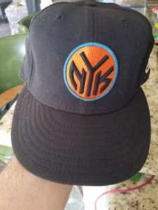 Vintage New York Knicks NBA Cap New Era Wool Original 7 1/2 USA - Picture 1 of 7
