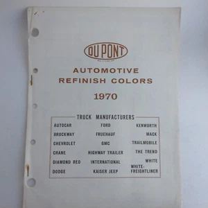 Dupont Automotive Refinish Colors 1970 Truck Manufacturers - Bild 1 von 3
