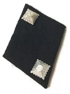 WWII GERMAN WAFFEN OBERSCHARFUHRER TECH SERGEANT SR. NCO COLLAR RANK TABS - Imagen 1 de 1