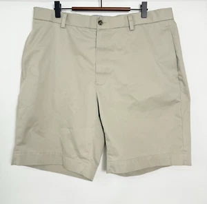 Brooks Brothers Shorts Mens Size 36 Lightweight Advantage Chino Stretch Khaki - Picture 1 of 7