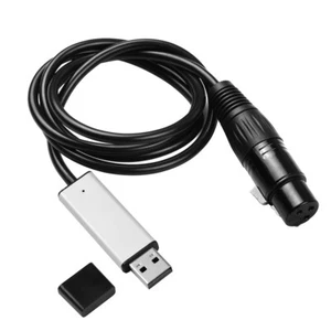 USB to DMX Interface Adapter DMX512 Stage Light Controller Cable For Computer PC - Picture 1 of 17