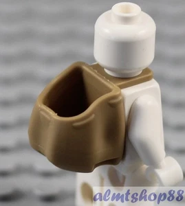 LEGO - Minifigure Backpack Open Dark Tan 92590 Sack Bag City Knapsack Santa Mail - Picture 1 of 1
