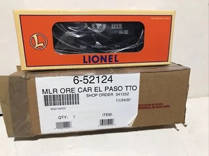 LIONEL 6-52124 TTOM 1997 ESPW ORE CAR W/ORE LOAD - Picture 1 of 6