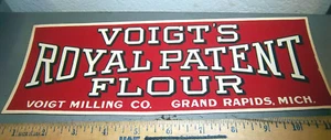 Vintage Original Label 1930s Voigt's Royal Patent Flour Label, great colors - Picture 1 of 1