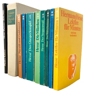 🌸 10x Hermann Hesse Romane Steppenwolf Siddharta Bäume Sammlung Suhrkamp innen - Bild 1 von 13