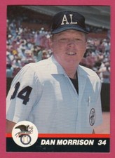 1989 Baseball Umpire card # 45 Dan Morrison American League