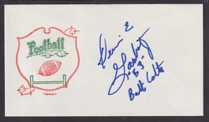 Dennis Gaubatz (1940-), NFL Linebacker, autographed Football envelope - Picture 1 of 1
