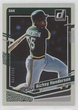 2023 Panini Donruss Career Stat Line /401 Rickey Henderson #189 HOF