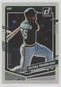 2023 Panini Donruss Career Stat Line /401 Rickey Henderson #189 HOF