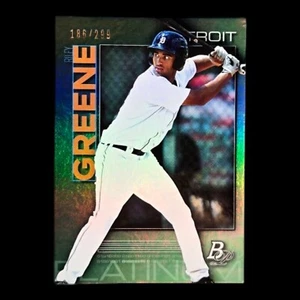 Riley Greene 2020 Topps Bowman Platinum #TOP-64 verde azulado/299 Detroit Tigers - Imagen 1 de 3