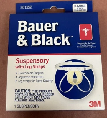 3M Bauer и черный Athletic Supporter белый X-Large 201352 - Изображение 1 из 2