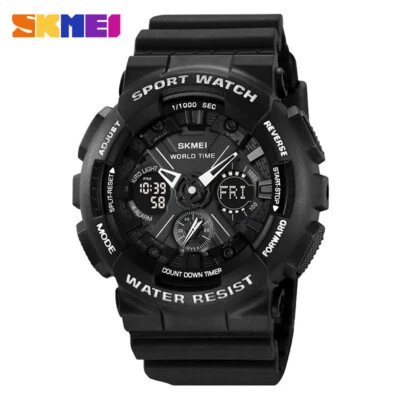 SKMEI Hombre Digital Cuarzo Reloj Militar Deportivo Reloj Pulsera Exterior Relojes Niños- Foto 1 de 4