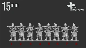 15mm Song Crossbow Armoured Foot (TGM-7 resin) Ten Kingdom Miniatures - Picture 1 of 2