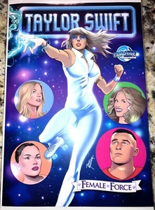 Female Force: Taylor Swift fumetto bio SWIFTIES Travis Kelce DAZZLER NUOVO! - Foto 1 di 1
