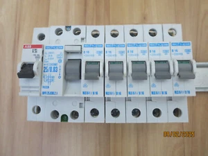 FI Schutzschalter 2 polig mit 25A Vorsicherung und 5 LS Schalter B16A - Bild 1 von 1