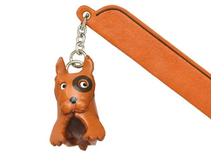 Bullterrier Leder Hund Charm Lesezeichen *VANCA* Made in Japan #61712 - Bild 1 von 10