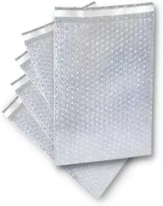 200 Pack 12"x 11.5" Bubble Out Pouches Bags Protective Mailers Self Seal Cushion - Picture 1 of 10