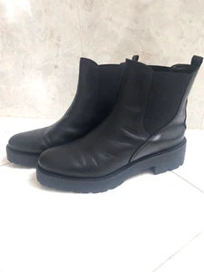 Sam Edelman Chelsea Botas de Cuero Negro Mujer Talla 10M - Imagen 1 de 8
