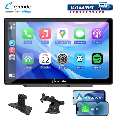 CARPURIDE C98 9 Zoll Wireless CarPlay Android Auto Touchscreen Audio Mirror Link - Bild 1 von 4