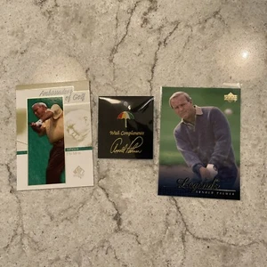 Arnold Palmer umbrella pin Bay Hill Masters & 2 Bonus Cards - Picture 1 of 2
