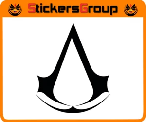 ADESIVO ASSASSIN'S CREED LOGO IN VINILE - Foto 1 di 1
