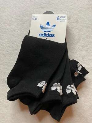 ADIDAS Women Sz 5-10 No-Show 6 Pairs Socks Athletic Sports Outdoors Running Run - Image 1 of 4