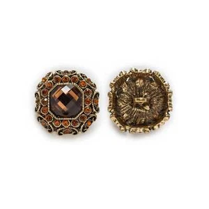 5pcs Metal Rhinestones Button Clothing Sewing Decor Accessories Coat Jacket DIY - Picture 1 of 7