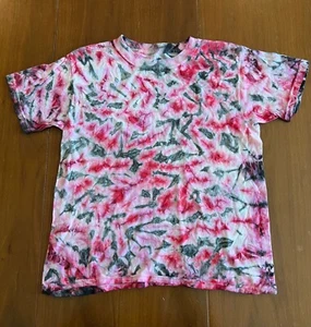 *New* Handmade Tie Dye, Red Black Cruncht Crinkle, Youth Kids Med, Event Extra! - Picture 1 of 5