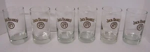 Vaso Highball Jack Daniels Old No 7 Tennessee Whisky Dorado Negro Letra 6 piezas - Imagen 1 de 5