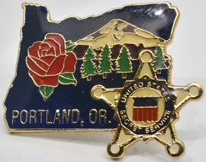 Secret Service Portland Oregon Field Office Lapel Pin - Picture 1 of 2