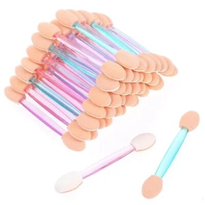 500 Pcs Disposable Eyeshadow Applicator Dual Sides Eye Shadow Sticks Eye Makeup - Picture 1 of 8