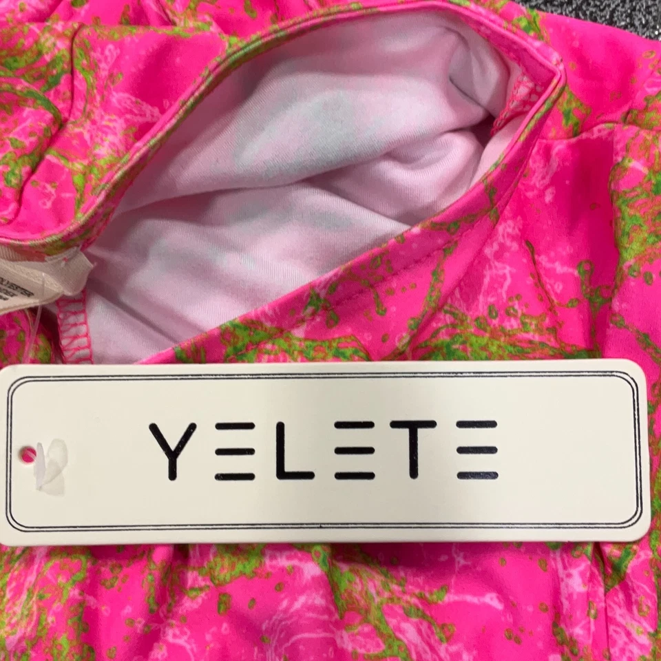 Yelete мини-платье женщин размер маленький розовый короткий рукав Fit & Flare трапециевидный - Изображение 1 из 4