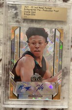 2021-22 Leaf Metal Boogie Ellis One Of One 1/1 Gold Crystal Rookie Auto USC