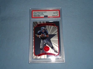 1997 Pinnacle Football Card Kerry Collins 12 PSA Grade 8 NM-MT 95591391 Team - Bild 1 von 2