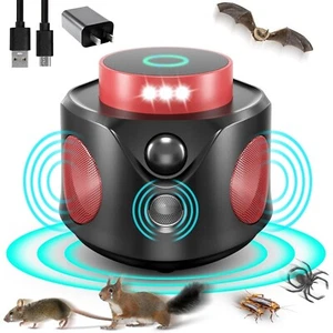 Mouse Repellent Ultrasonic Plug in Mice Repellent Indoor Ultrason Pest Repeller - Picture 1 of 8