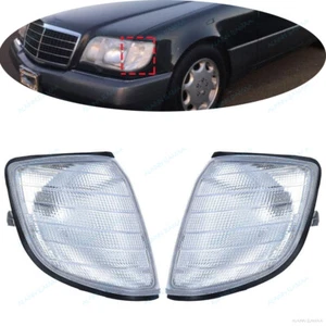 LR Front Turn Signal Blinker Light For Mercedes S Class W140 S300 S400 1992-1999 - Picture 1 of 4