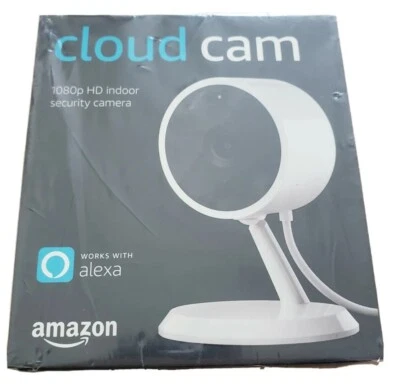 Brand NEW Sealed Amazon Cloud Cam Indoor Camera with TotalMount Outlet Mount - Image 1 of 4