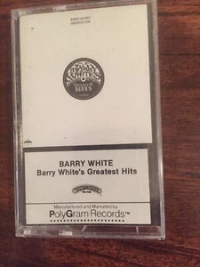 Barry White Greatest Hits Cassette VG Condition - Picture 1 of 4