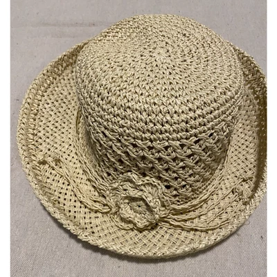 Sombrero Cherokee Vintage Para Mujer Paja Años 80 Crucero Playa Ropa Bonita Mujer Boho Retro Foto 1 de 4